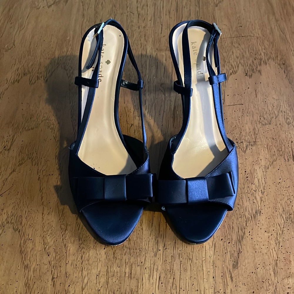 Kate Spade satin slingbacks